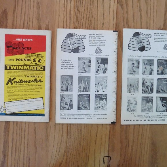 Beehive Knitting Books. Vintage from 1950 & 1960 (3 Books) - Picture 5 of 5